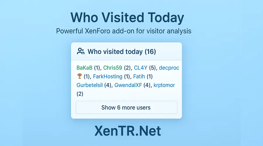 [XTR] Who Visited Today