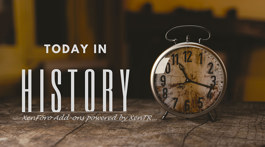 [XTR] Today in History