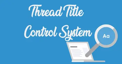 Thread Title Control System