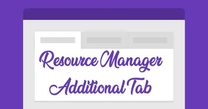 [XTR] Resource Manager Additional Tab