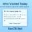 [XTR] Who Visited Today