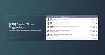 [XTR] Similar Thread Suggestions