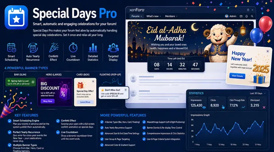 Product '[XTR] Special Days Pro'